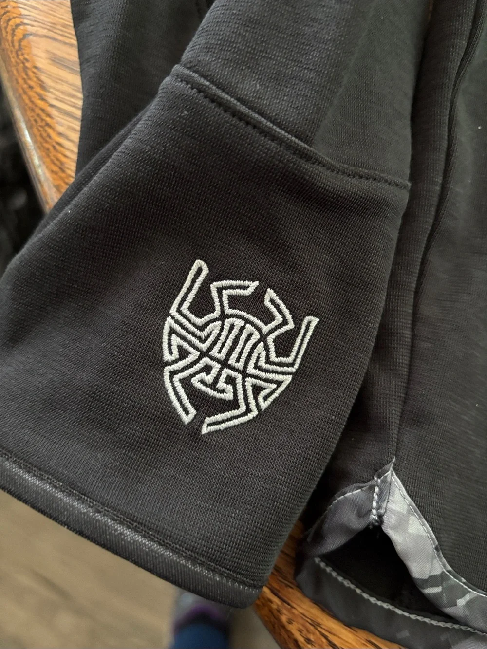 adidas Black Hoodie with Repeated 'Determination Over Negativity' Chest Graphic
